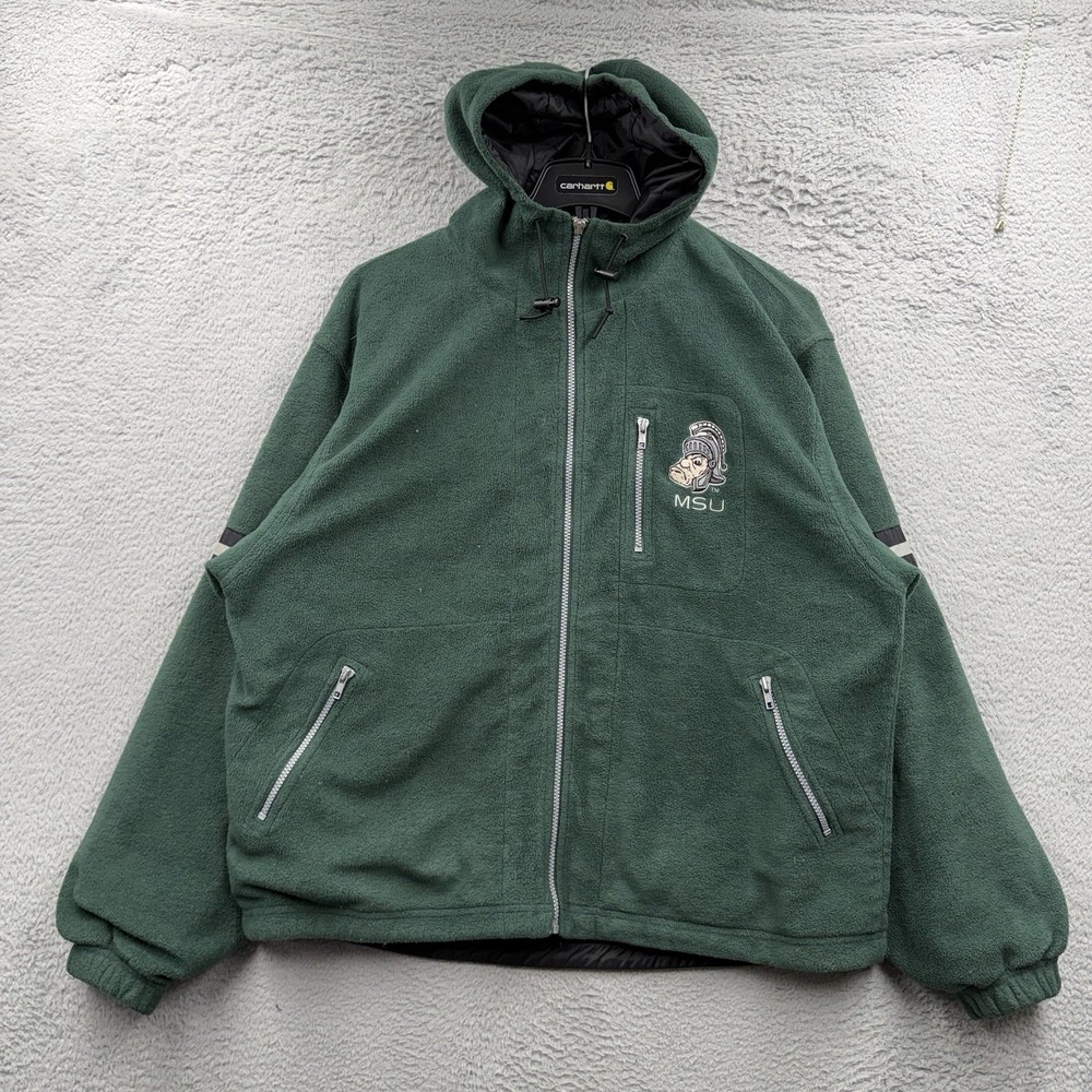 Champion Michigan State Spartans Hoodie Sweatshirt MSU Green Adult XL